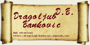 Dragoljub Banković vizit kartica